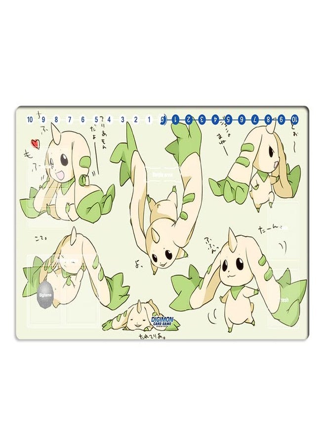 Mlikemat New DTCG Duel Playmat Digimon Board Terriermon Anime Trading Card Game Mat Desk Pad + Free Bag (ZD002-686-SM) - Image 1